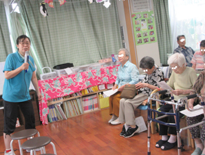 夏祭りの司会